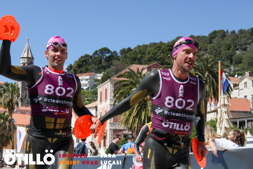 Hongkongers Guillaume Ponticelli and Matthieu Maury take part in the Ötillö Swimrun in Croatia – the gold standard for the sport – but Hong Kong is the perfect place for it to grow. Photo: Ötillö/Sara Lucasi