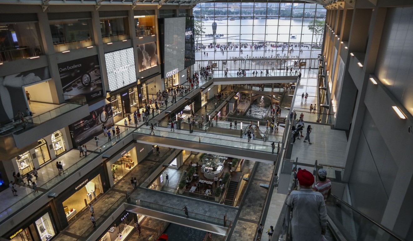 The Marina Bay Sands shopping mall in Singapore. Photo: Roy Issa