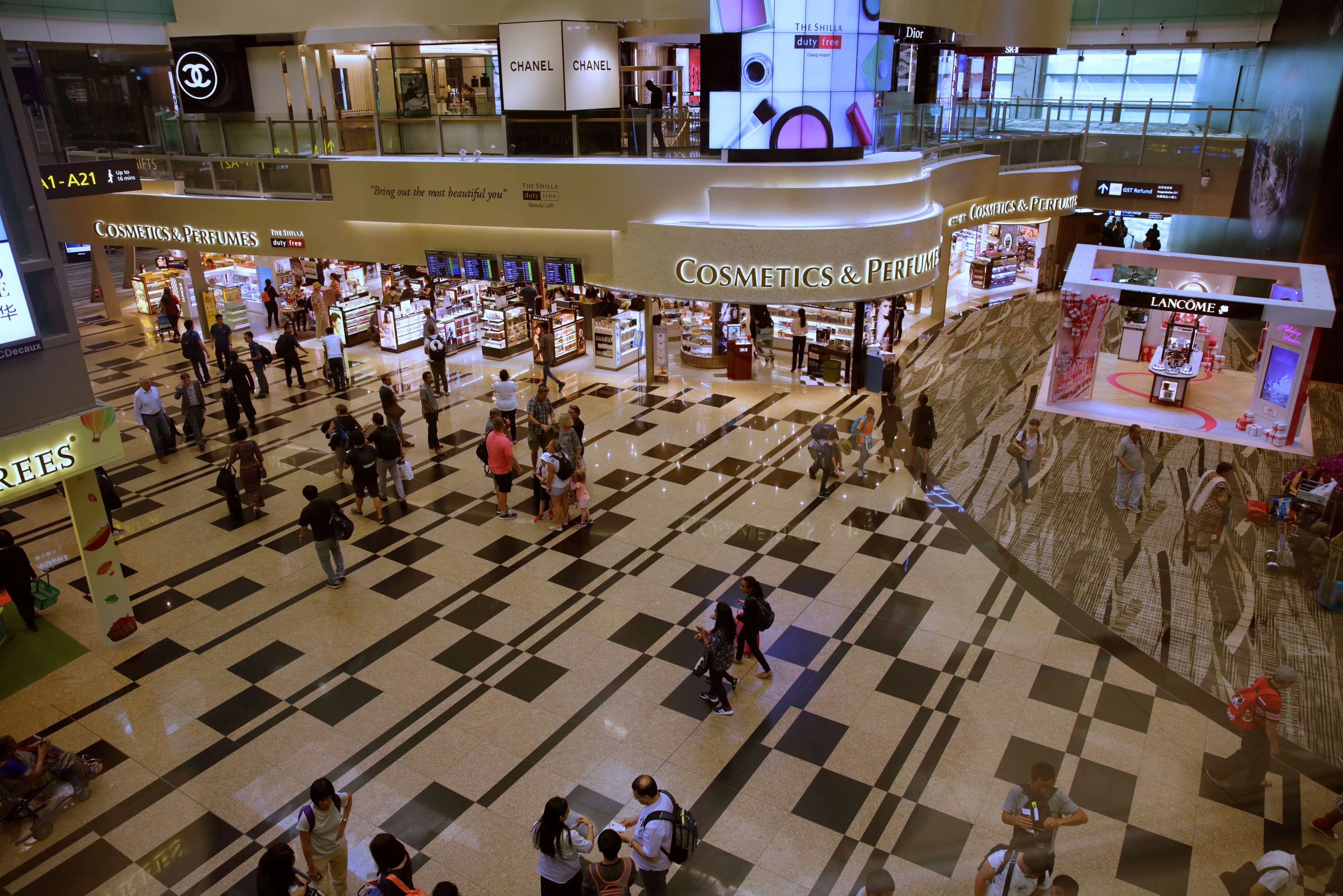 Louis Vuitton Singapore Changi Airport T1 store, Singapore