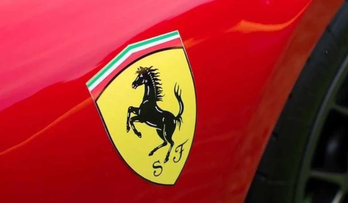 The Scuderia Ferrari badge
