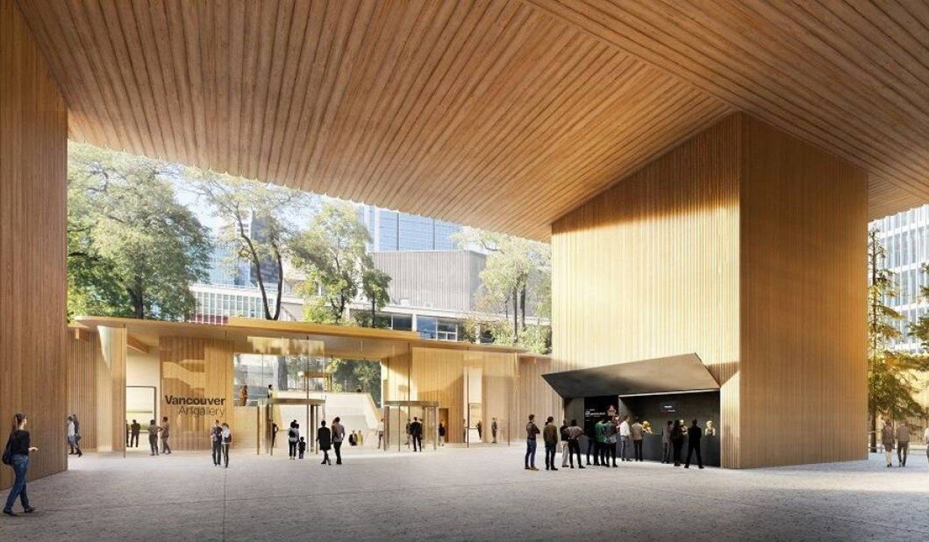 An artist's impression of the Chan Centre for the Visual Arts, which will be the new home for the Vancouver Art Gallery. The C$150 million project, slated to open in 2023, received a C$40 million donation from Caleb and Tom Chan. Photo: Herzog and De Meuron