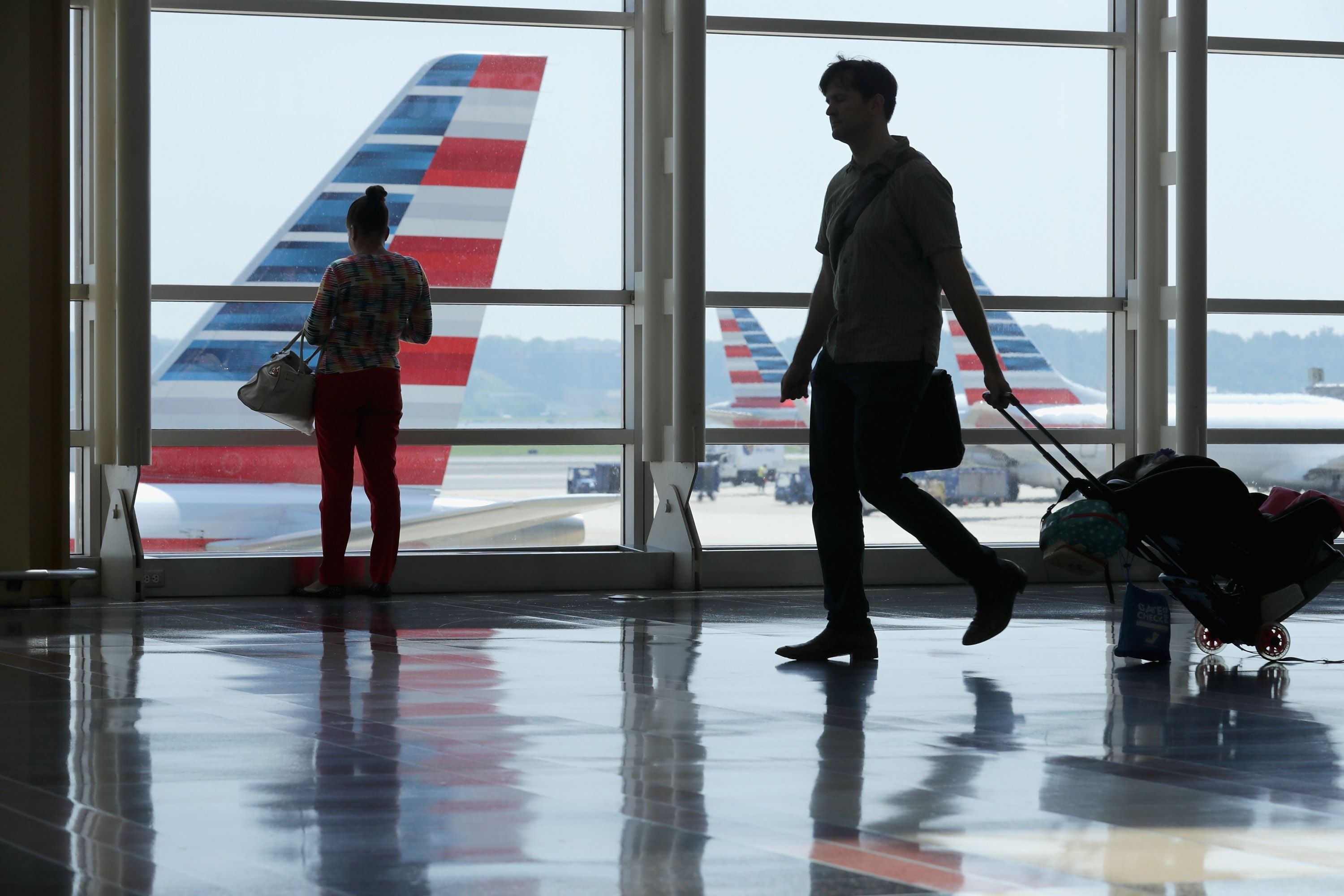 The number of business travellers from the Chinese mainland to the US has dropped, data shows. Photo: Getty Images/AFP