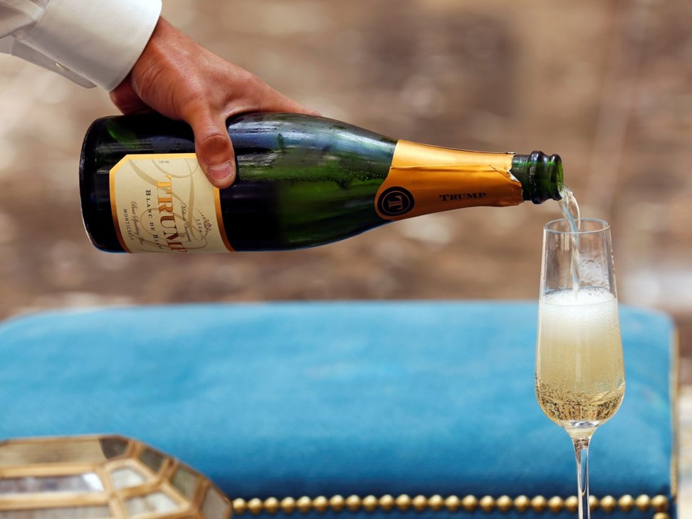 Champagne served at the Trump International Hotel Washington, DC. Photo: Reuters