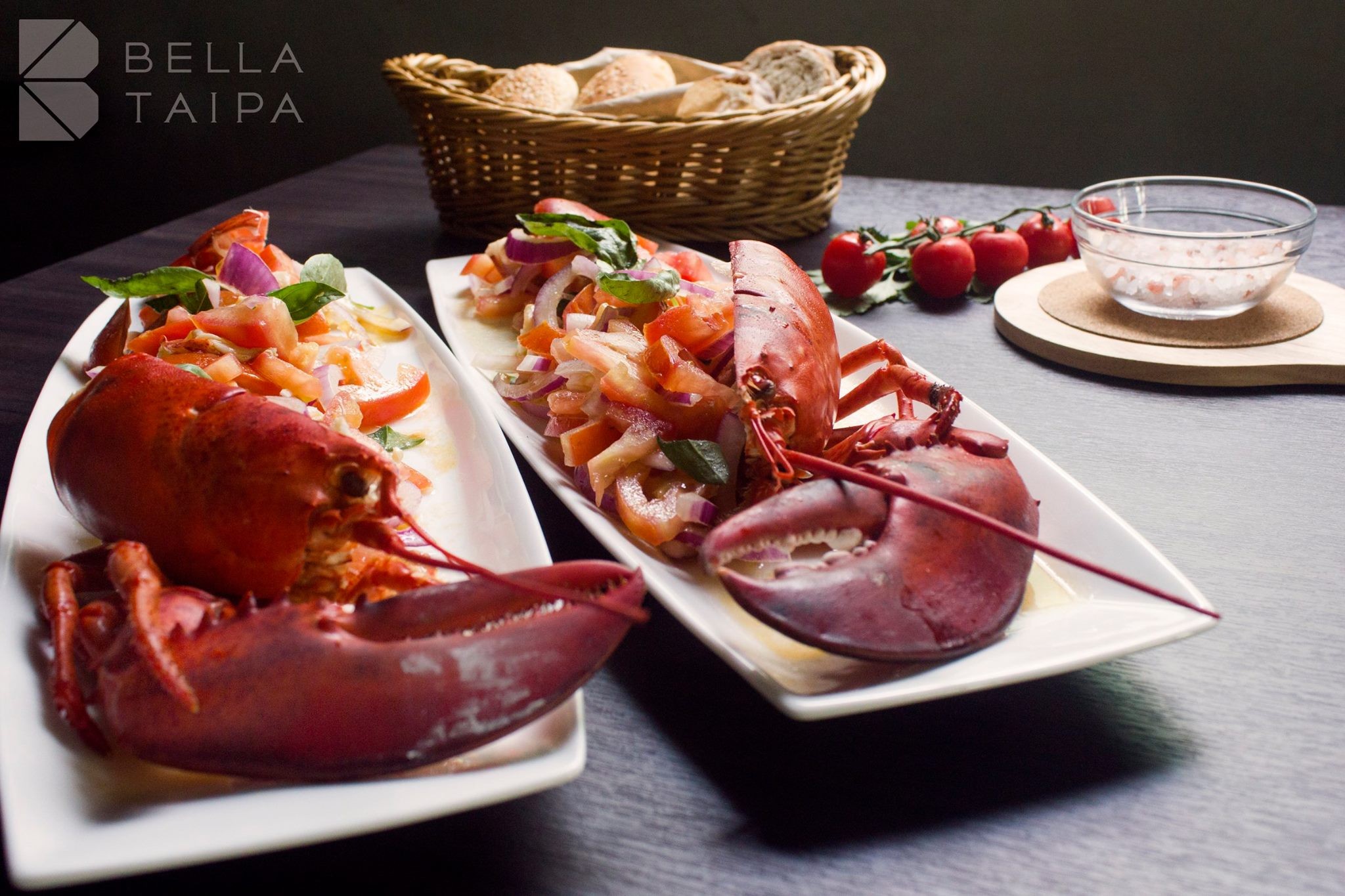 Lobster salad at Bella Taipa in Macau, where the premises are quaint and allow for only three or four tables per floor.