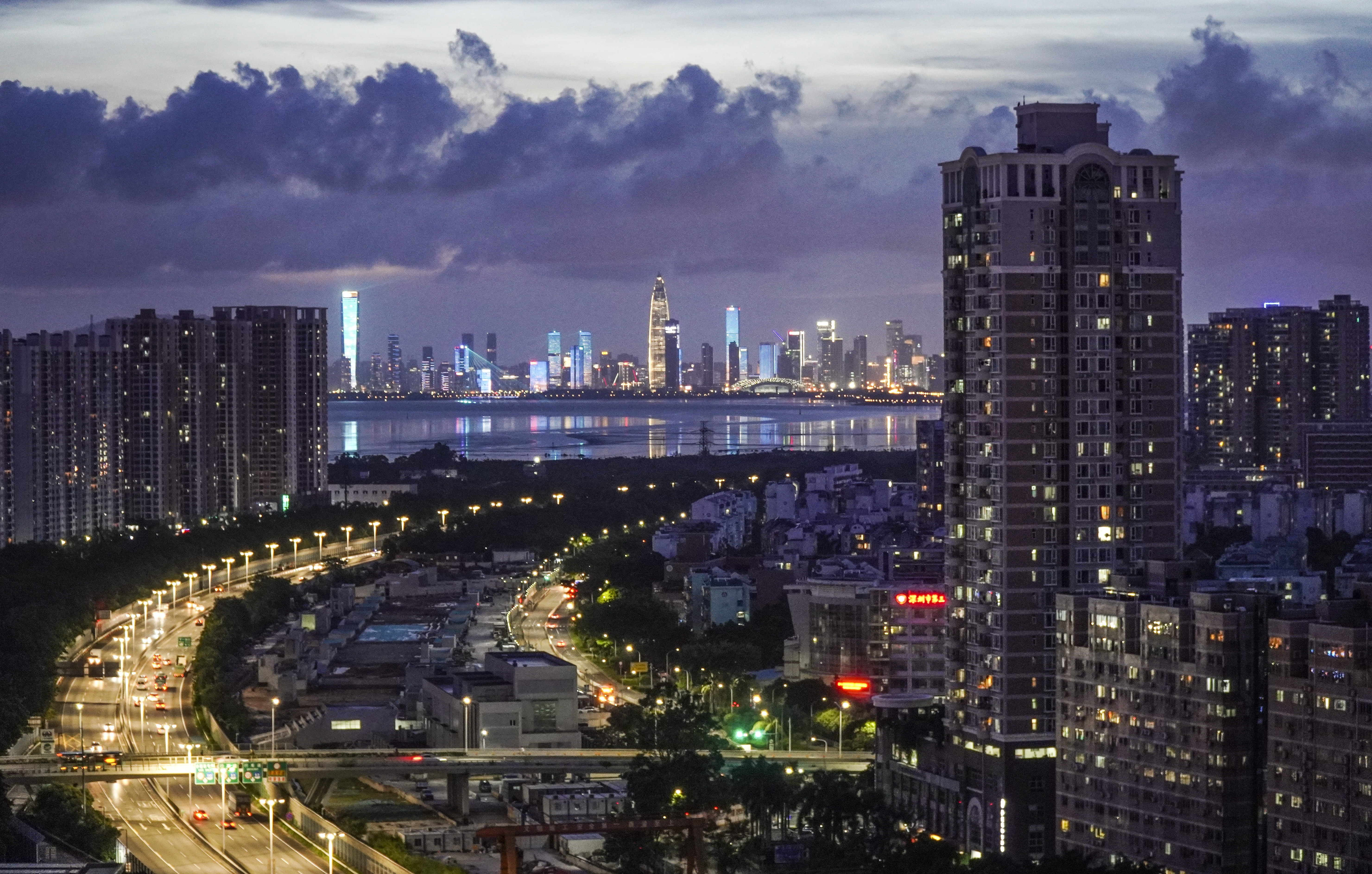 Hong Kong, Macau, Shenzhen (pictured) and Guangzhou would be the four key cities of the Greater Bay Area plan. Photo: Roy Issa
