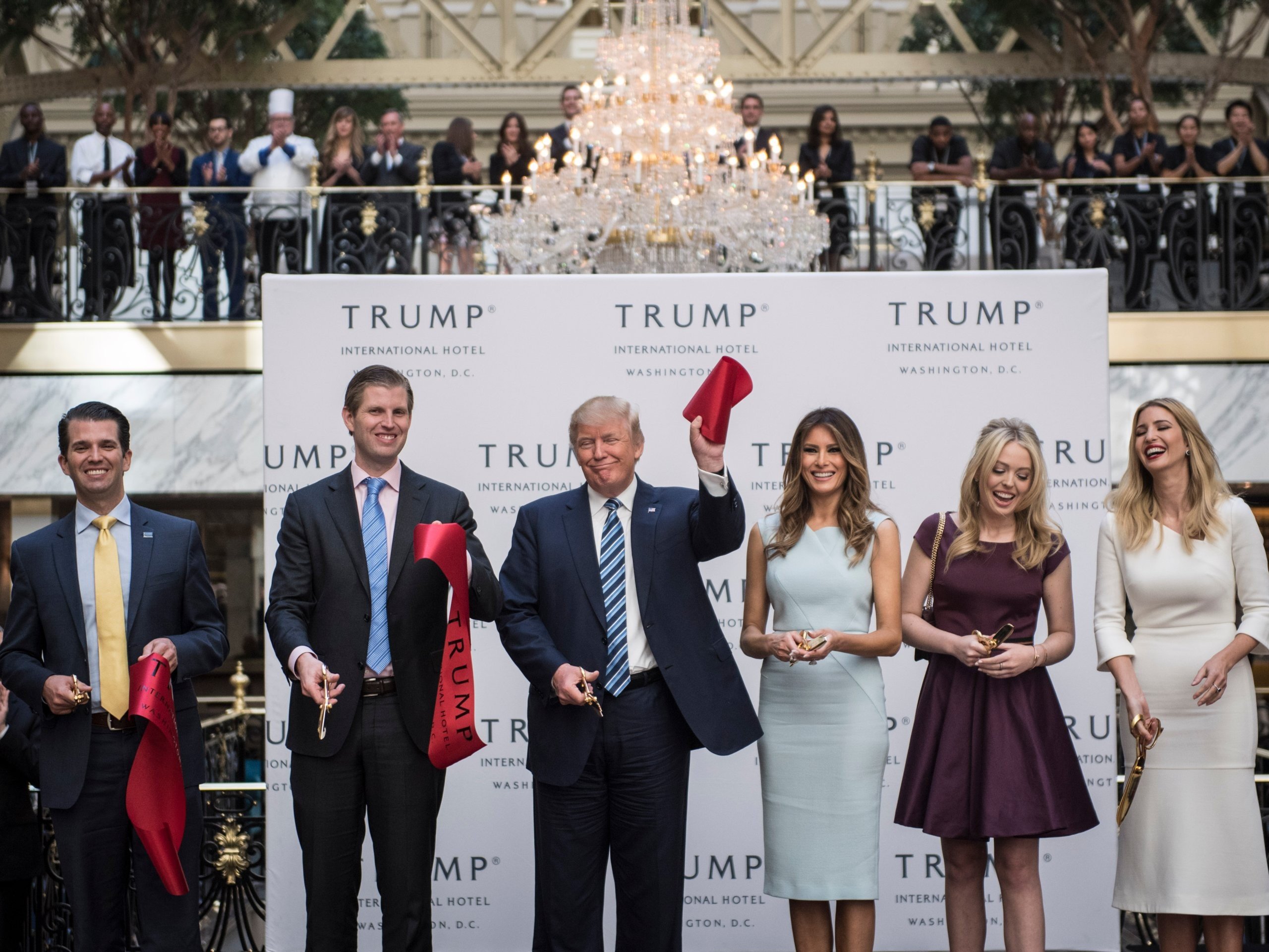 The opening ceremony of the Trump International Hotel Washington, DC. Photo: The Washington Post