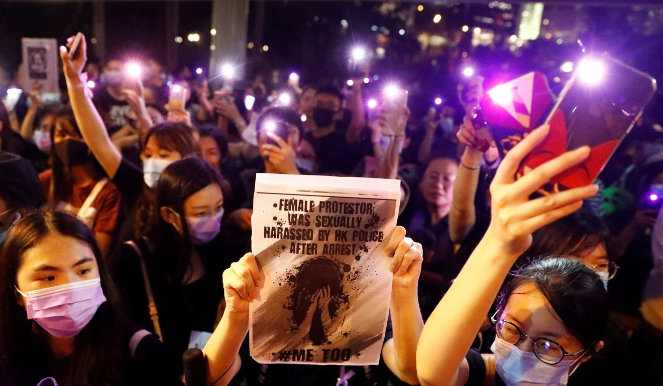 Thousands Gather At Metoo Rally To Demand Hong Kong Police Answer Accusations Of Sexual