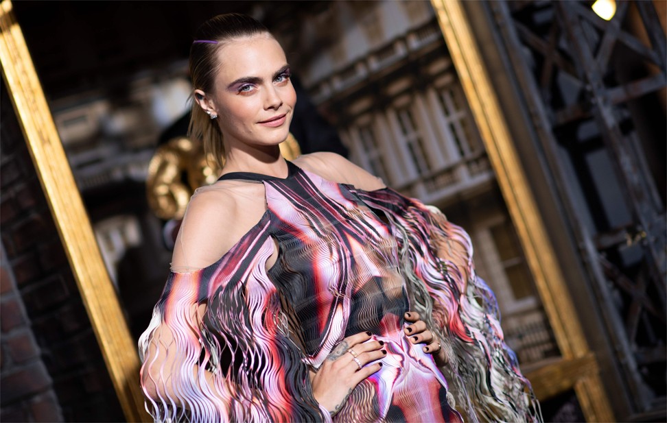 Delevingne arriving for the Los Angeles premiere of Carnival Row at the TCL Chinese Theatre on August 21. Photo: AFP