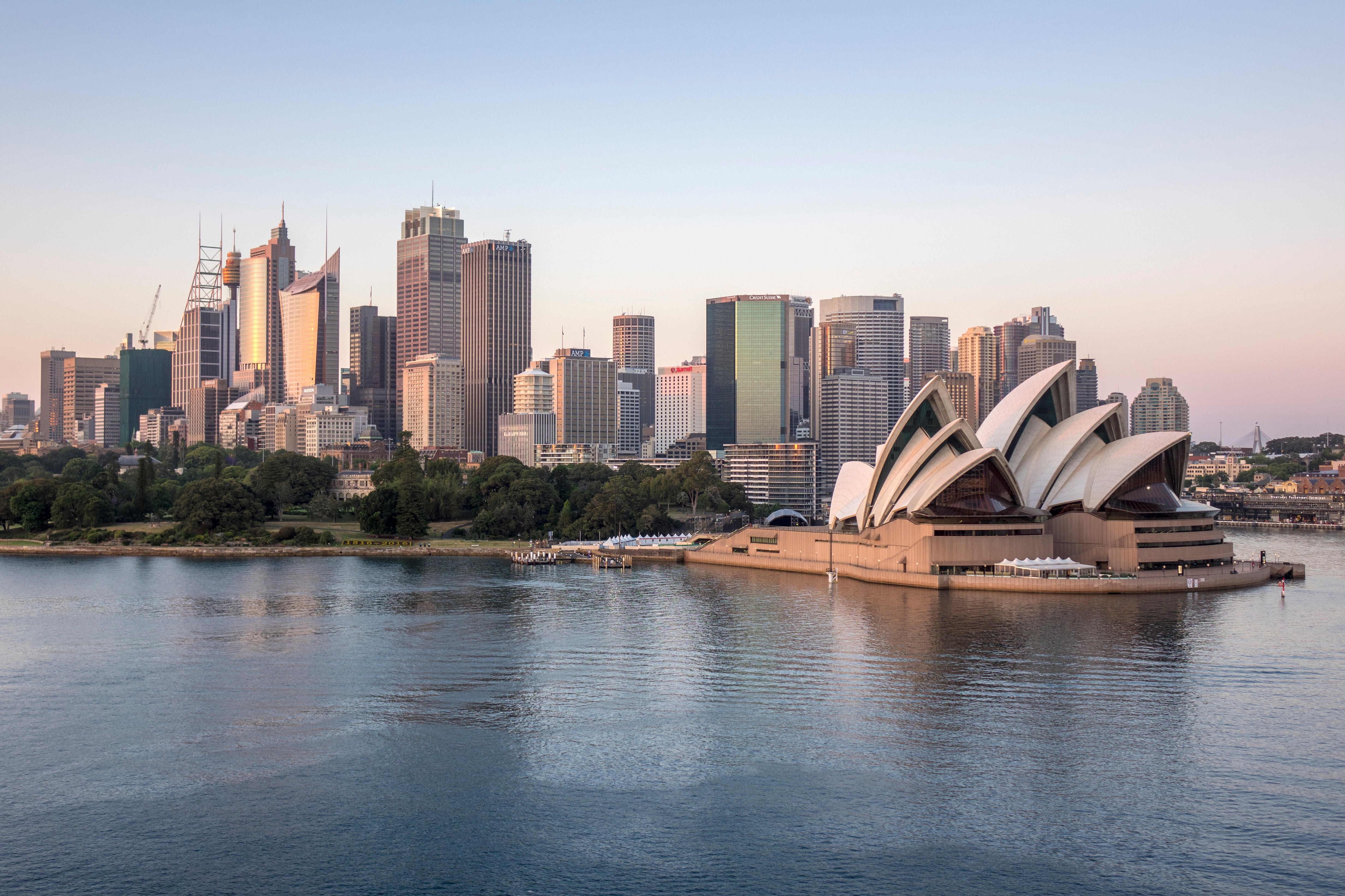 The Sydney skyline at dawn. Photo: Handout