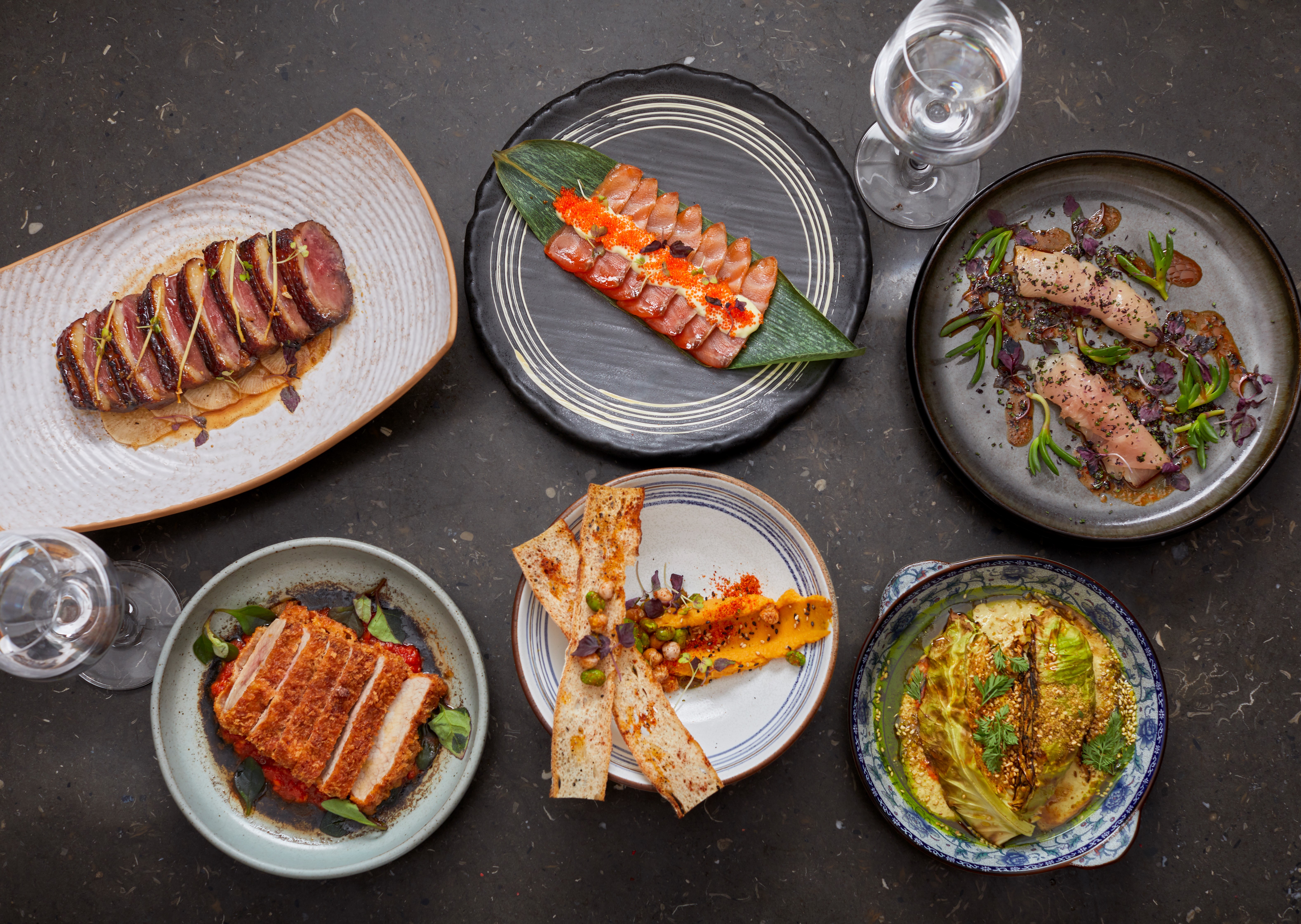 Contrasting tastes and textures are paired on the Madame Ching x TokyoLima collaboration menu, one of the eating highlights of Hong Kong’s dining scene this month