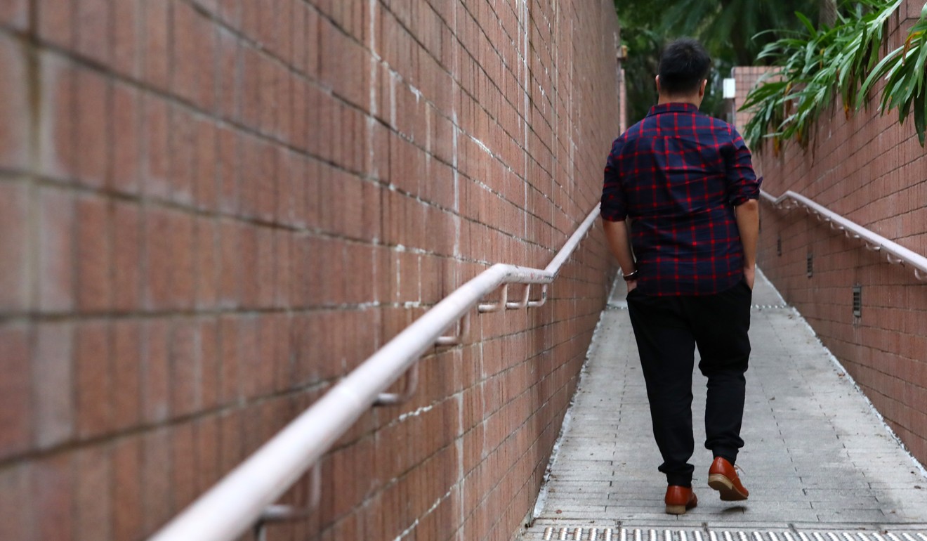 Dean, who has HIV, goes for a walk at Kowloon Park, Tsim Sha Tsui. Photo: Edmond So