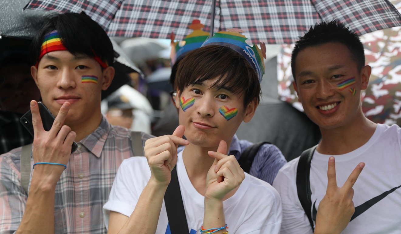 Participants at the Hong Kong Pride Parade 2018 at Victoria Park, Causeway Bay. Photo: Edward Wong