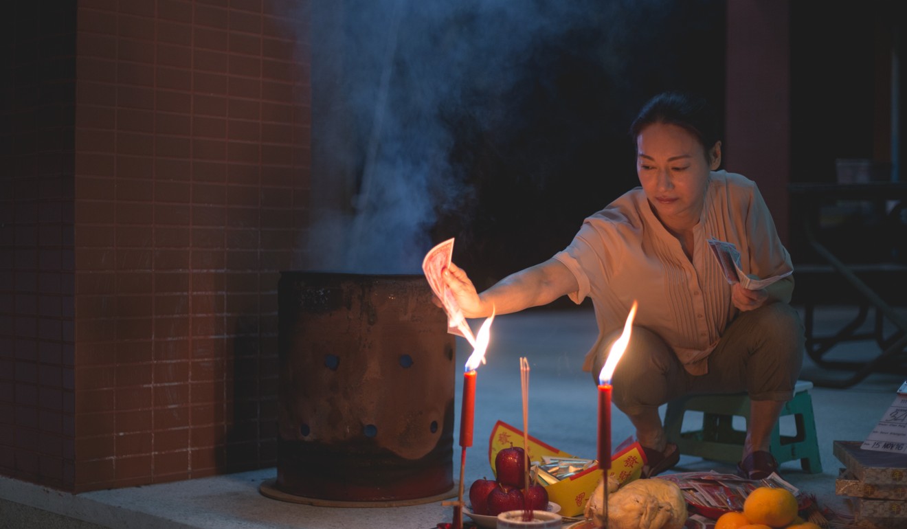 Kara Wai in a still from Binding Souls, a film so bad it reduces her character to a cipher.