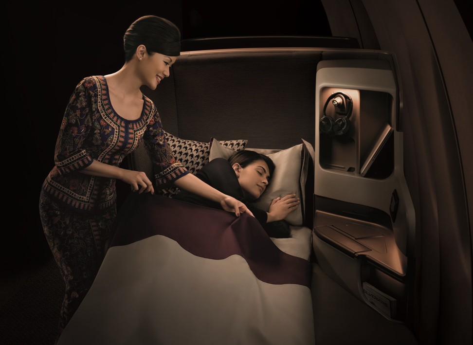 Singapore Airlines’ business class.