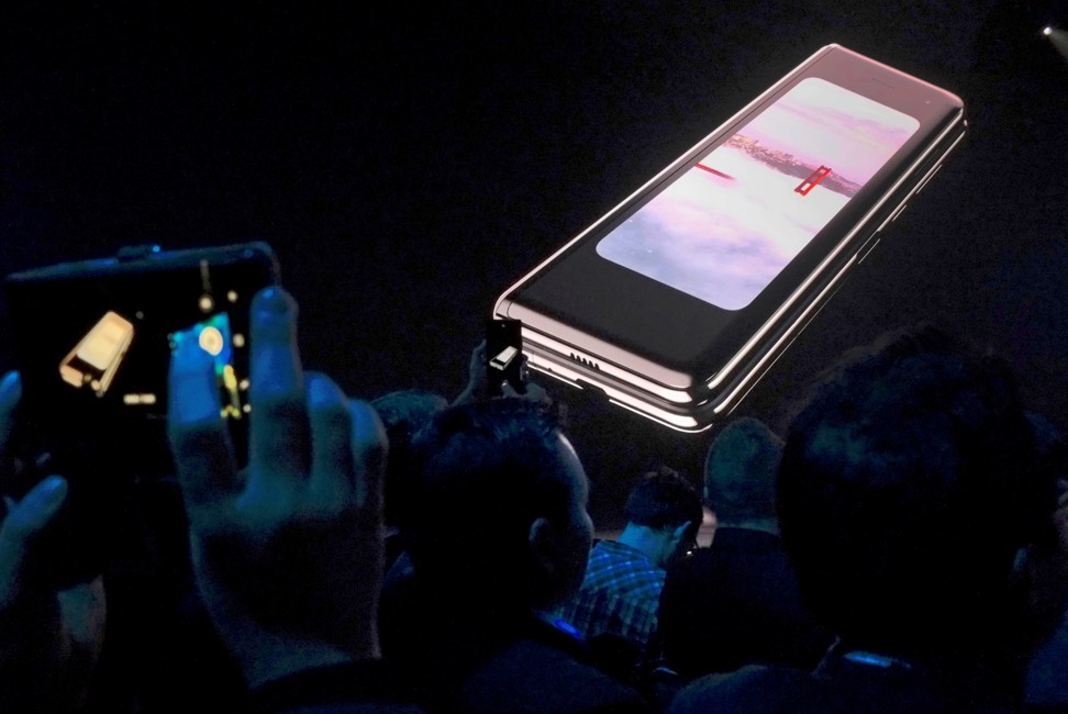 The Samsung Galaxy Fold smartphone (above) was unveiled in February, but its initial launch date of April 26 was quickly delayed after a number of review devices suffered cracked screens. Photo: Reuters