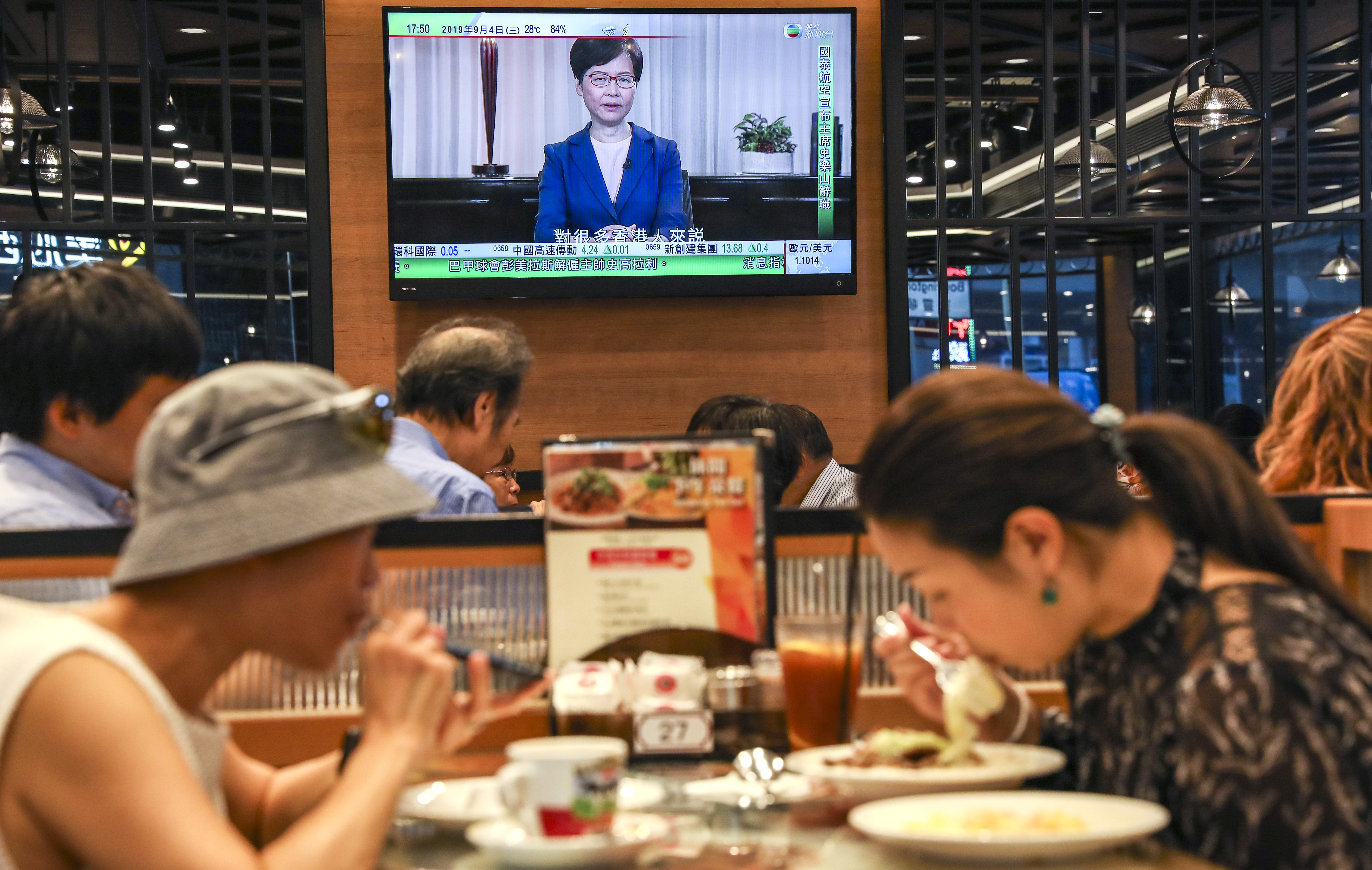 Many Hongkongers have been unmoved by Carrie Lam’s U-turn on the extradition bill. Photo: Robert Ng