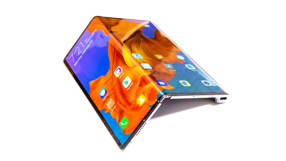 Huawei’s Mate X, a rival foldable smartphone (above), was originally expected to launch in the summer, but may now not appear until later this autumn. Photo: Huawei