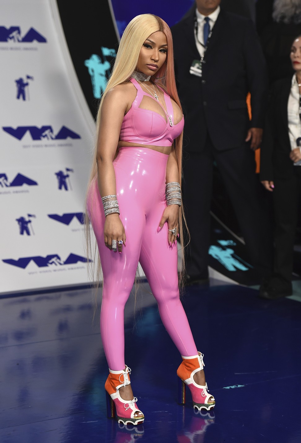 Rapper Nicki Minaj, who has announced her retirement from the music industry, has been described as ‘a walking exaggeration, outsize in sound, personality and look’. Photo: AP