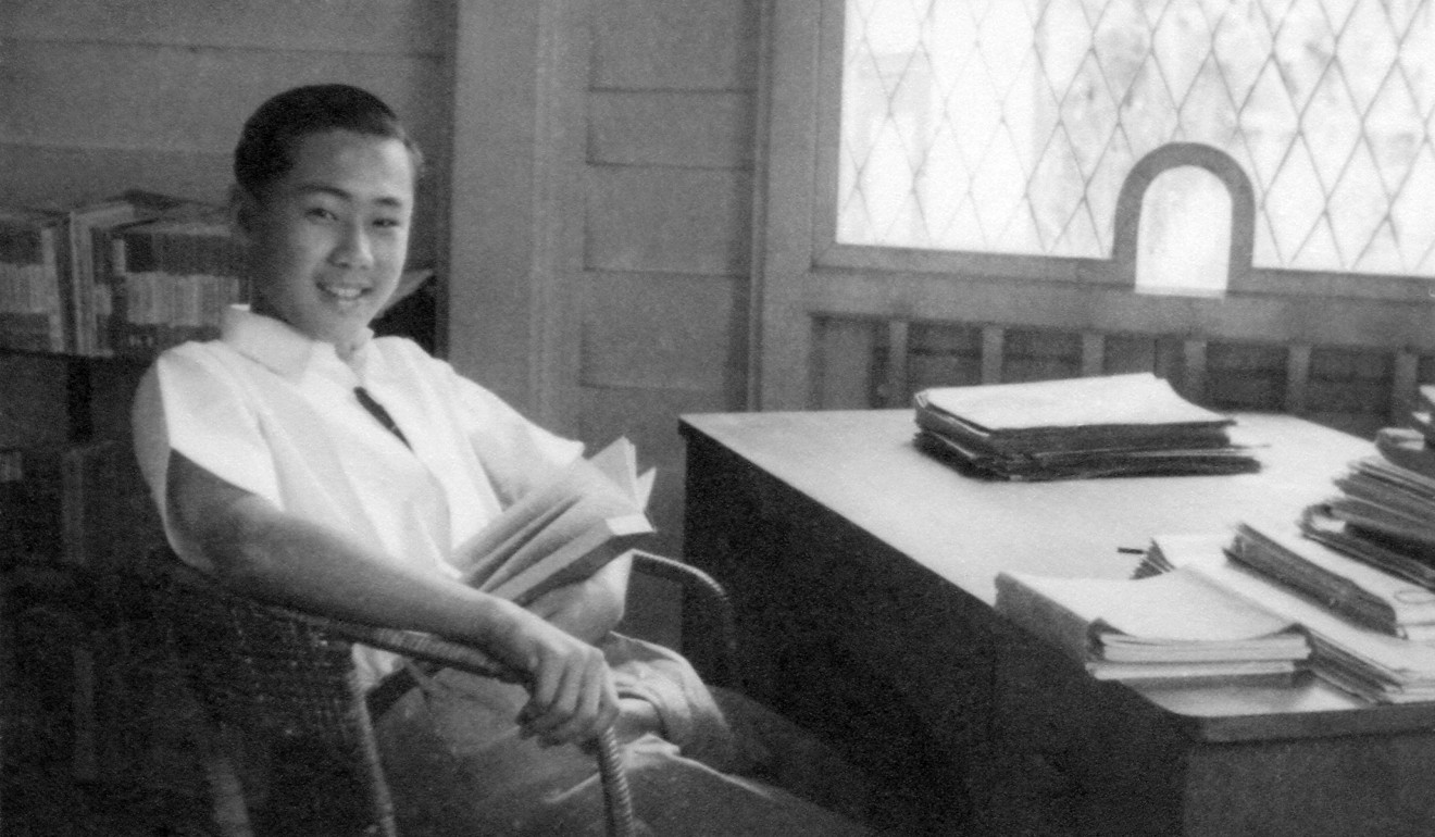 Wang Gungwu as a teenager in Ipoh, Malaya, in 1947 before he set off for Nanjing and passed through Hong Kong on a voyage to Shanghai. Photo: Handout