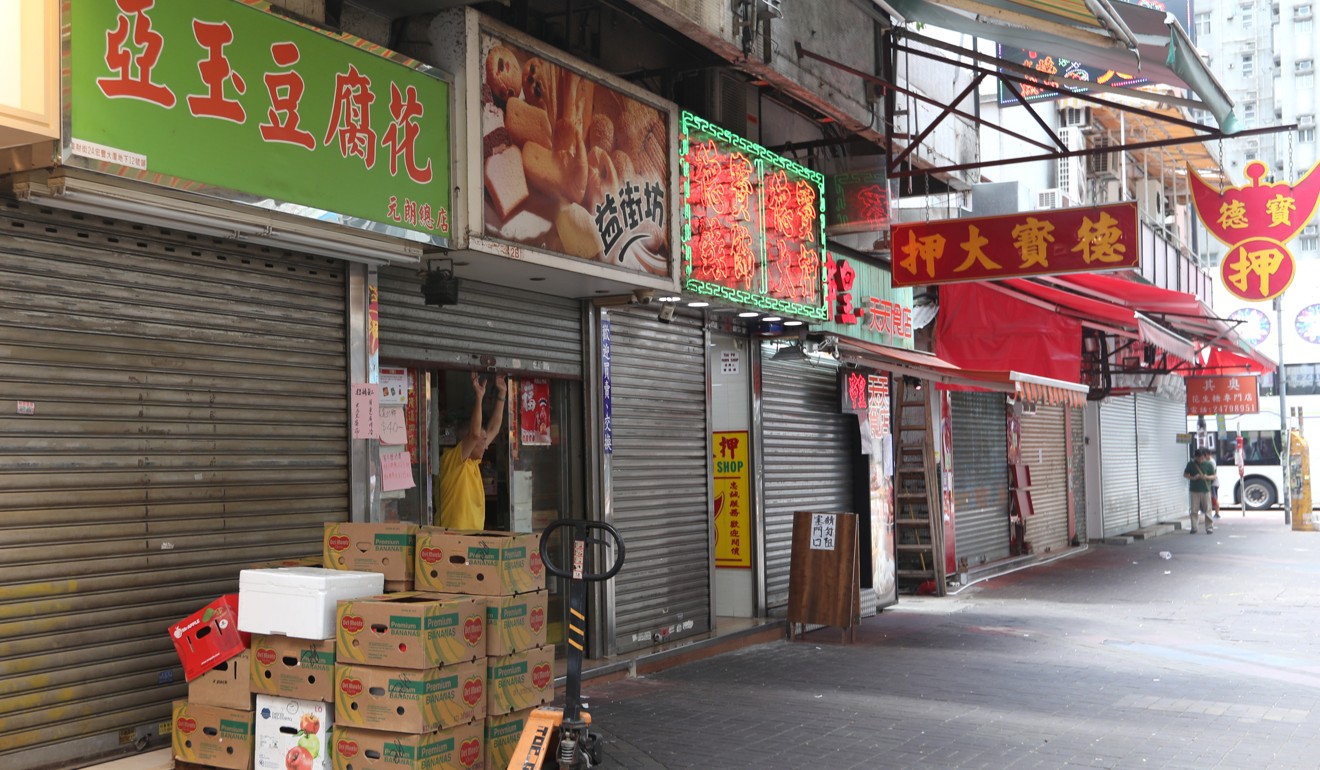 Businesses in Yuen Long have endured tough times with the district a focal point of Hong Kong’s protest movement. Photo: Xiaomei Chen