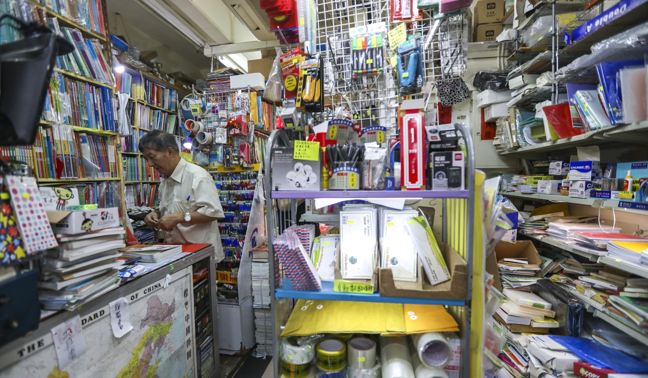 There is little room to manoeuvre inside the Quarry Bay shop. Photo: Xiaomei Chen