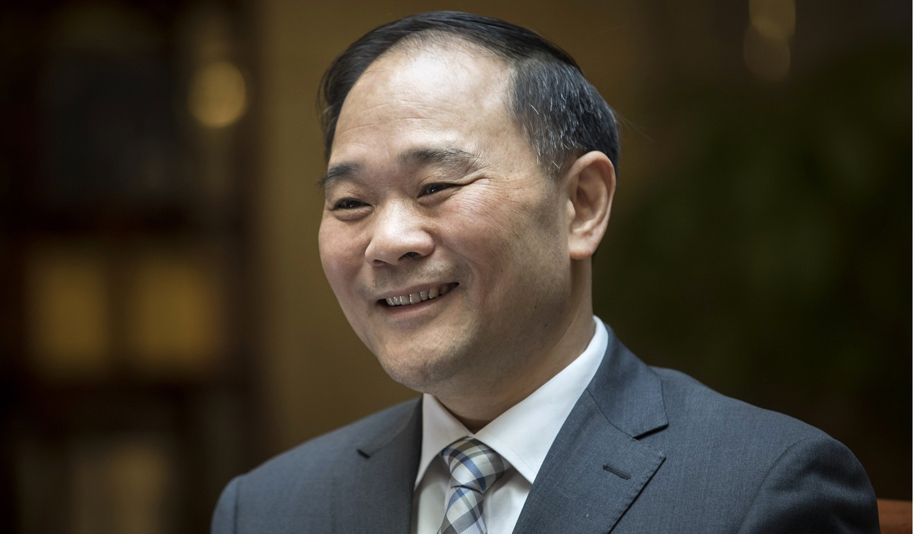 Li Shufu, chairman of Zhejiang Geely Holding Group, is extending his empire beyond cars. Photo: Bloomberg