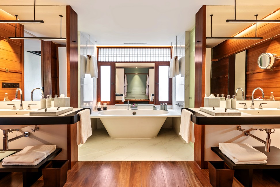 This is just the bathroom – a canopy deluxe room at The Datai Langkawi