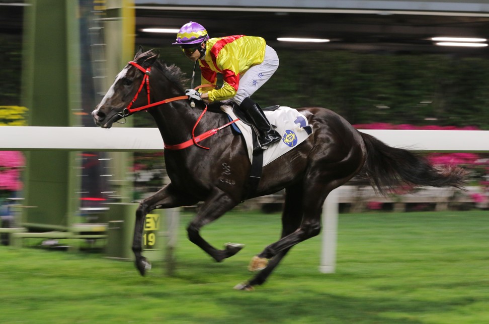Frustrated wins at Happy Valley last season.