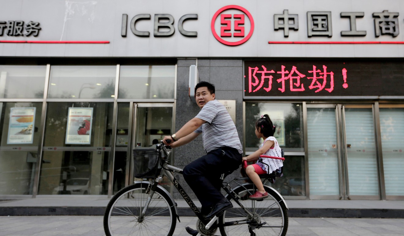Moody’s says that China is likely to maintain unwavering support for its four main banks, including ICBC. Photo: Reuters