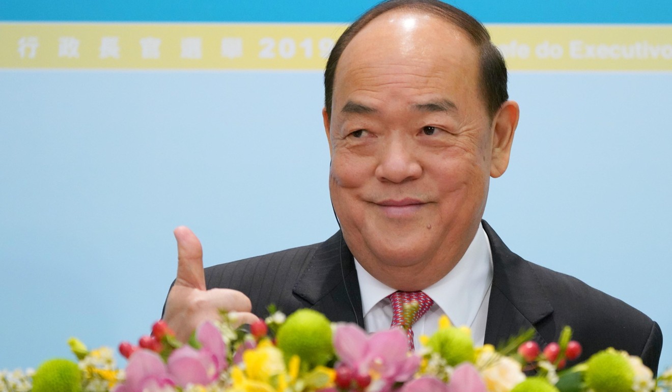 Ho Iat-seng was elected unopposed as the new chief executive of Macau. Photo: Reuters
