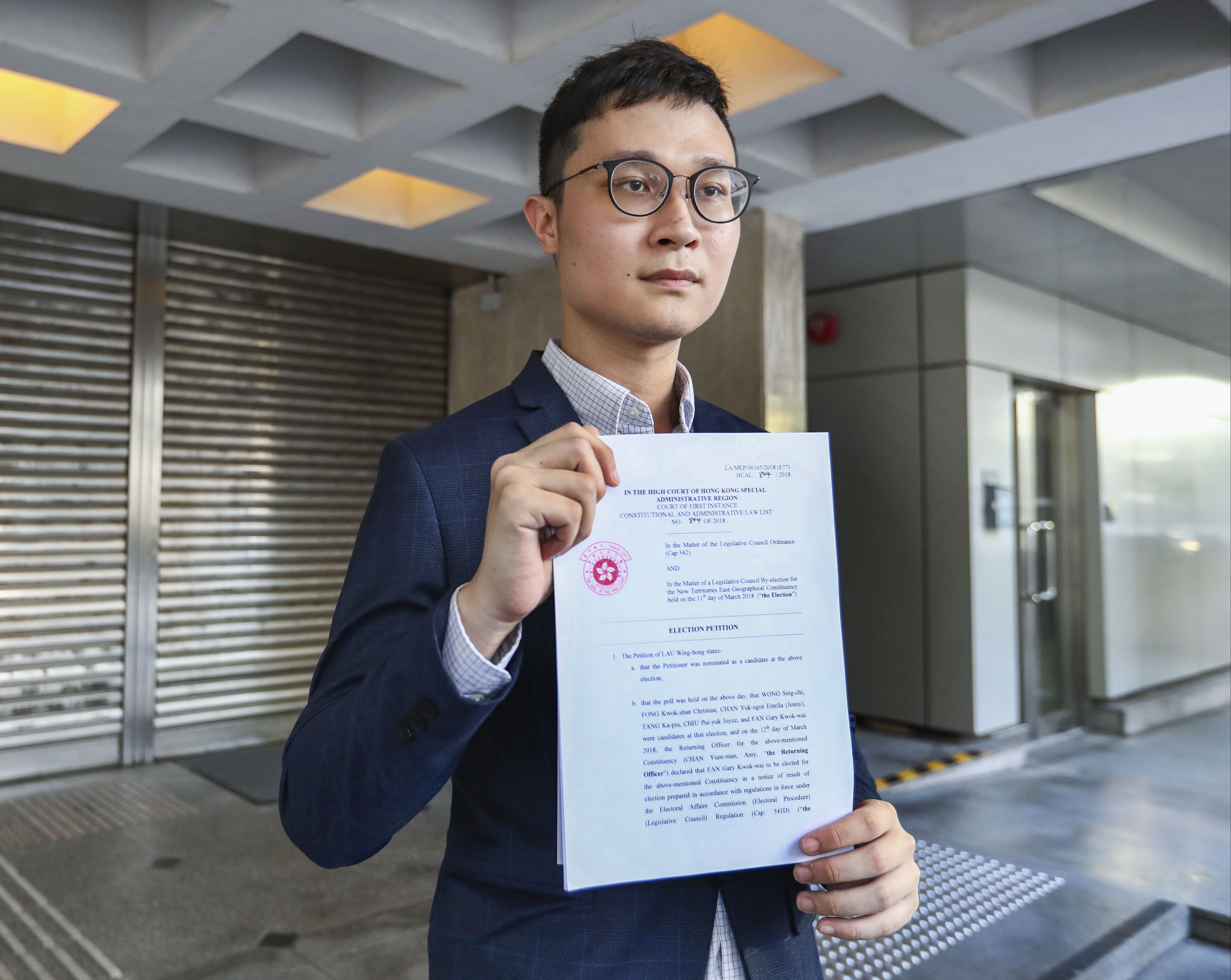Ventus Lau said in a statement his successful petition was “definitely not a victory”. Photo: Nora Tam