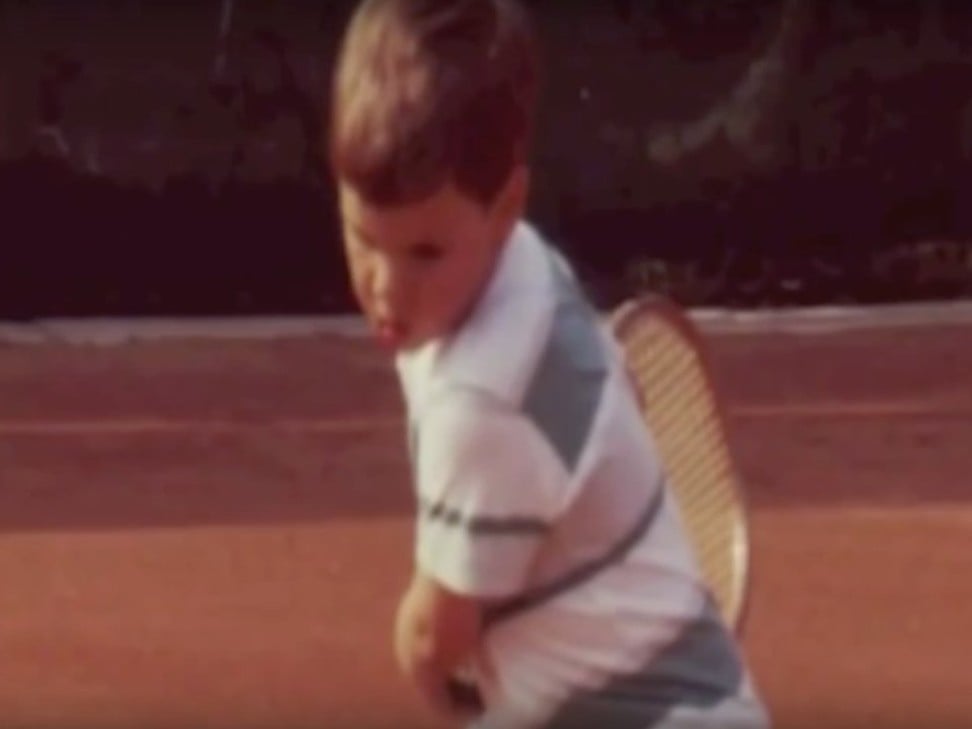 Roger Federer khi còn nhỏ Ảnh: Thái độ thể thao / Youtube