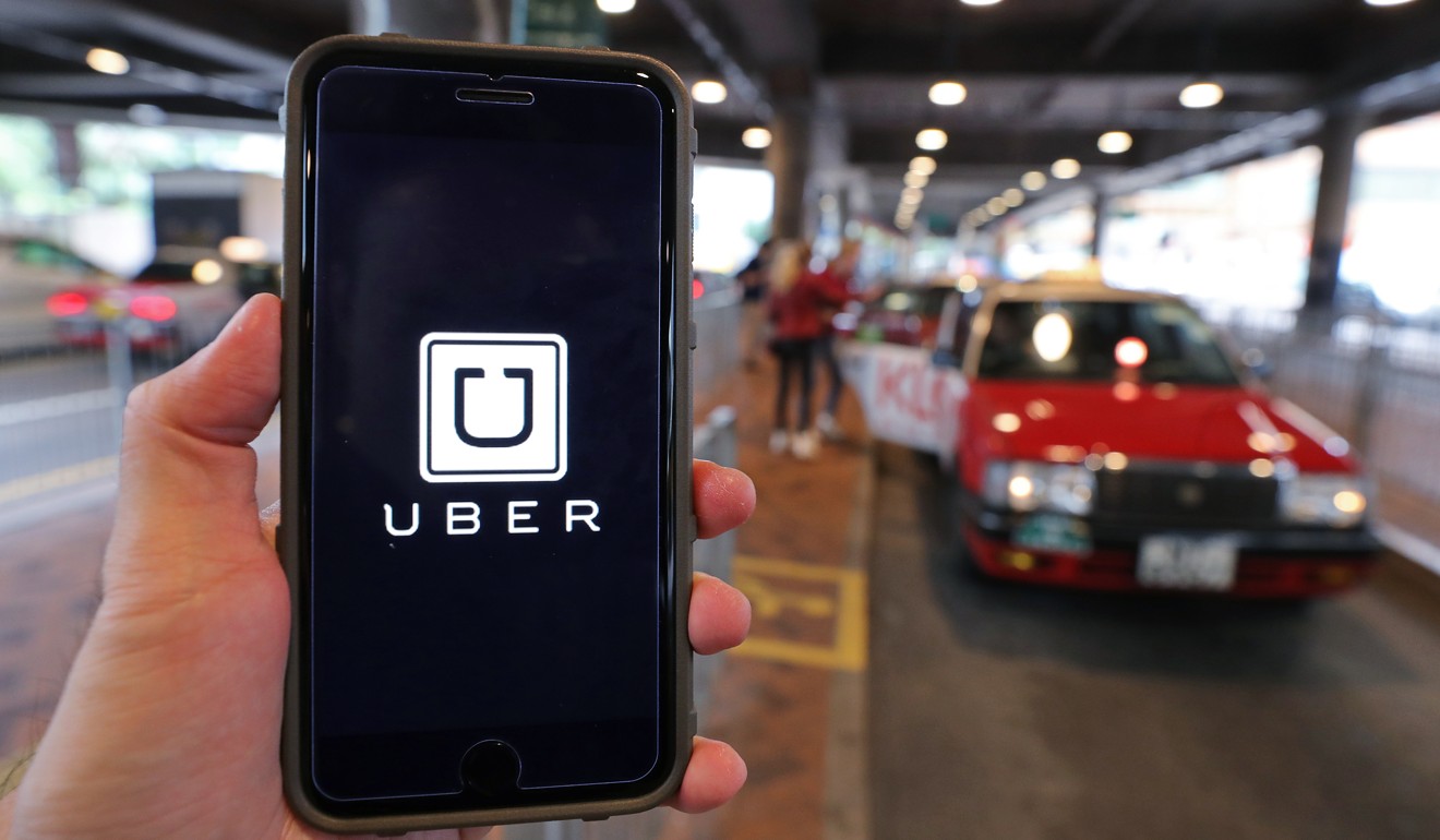 Uber tried to partner with local taxi drivers in a bid to comply with Hong Kong’s regulations in March last year. But the plan did not work out. Photo: Winson Wong