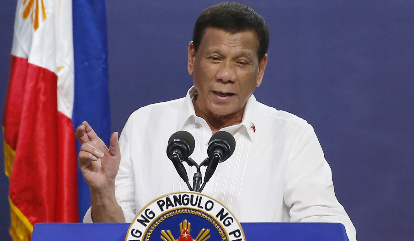 President Rodrigo Duterte has reconciled his personal opposition to gambling with the presence of lucrative Chinese online gaming operations in the Philippines. Photo: AP