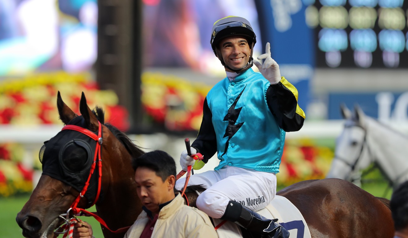 Joao Moreira returns after winning on Raging Storm in December.