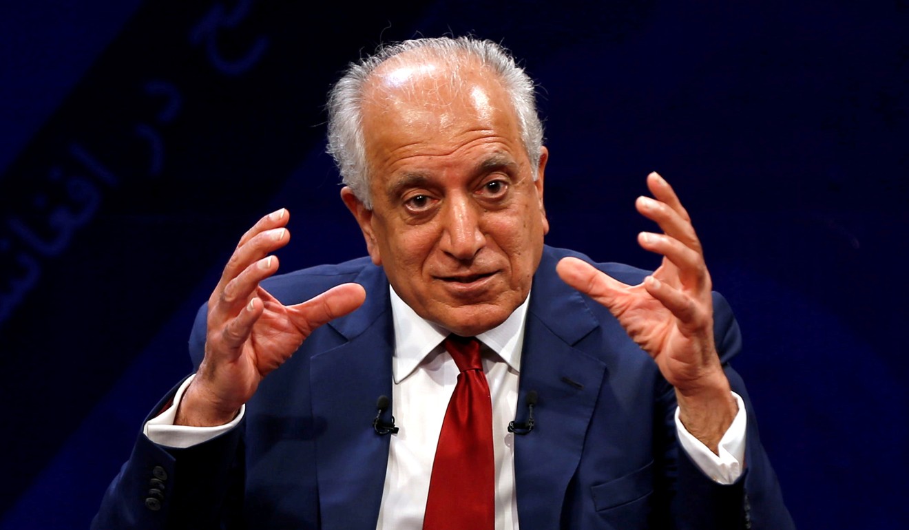 US peace envoy Zalmay Khalilzad had called for an interim government in Afghanistan. Photo: Reuters