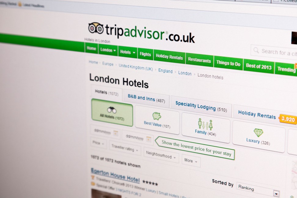TripAdvisor says it has continued to make advancements to its “industry-leading fraud detection efforts” in recent years. Photo: Alamy
