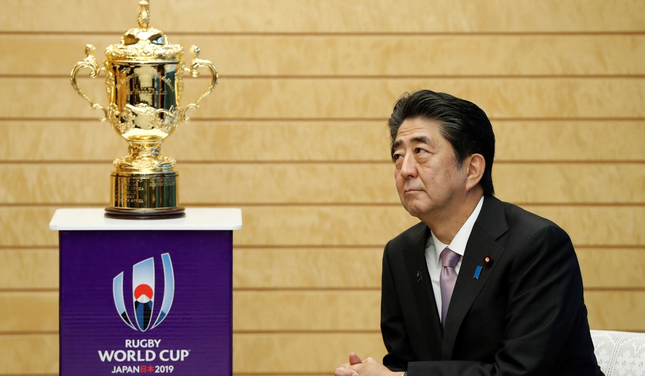 Japan’s Prime Minister Shinzo Abe knows this is a big moment for his country. Photo: AFP