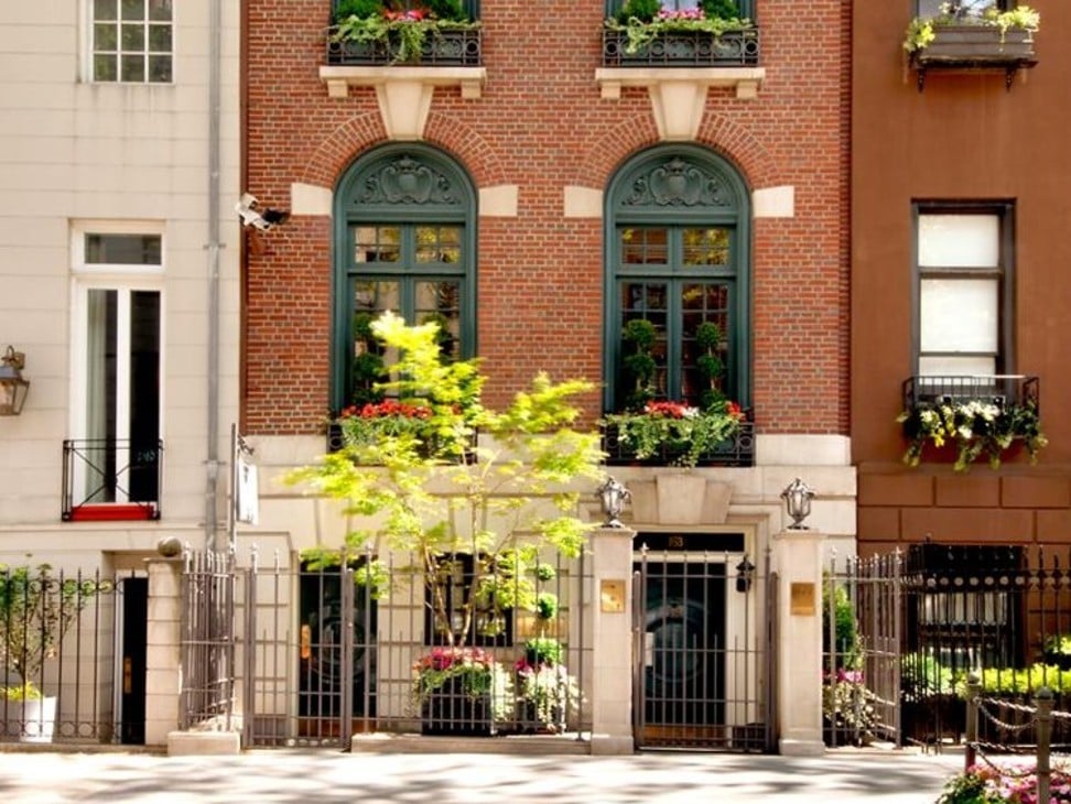 The outside the five-bedroom Manhattan town house, ‘Versailles in Manhattan’. Photo: Douglas Elliman