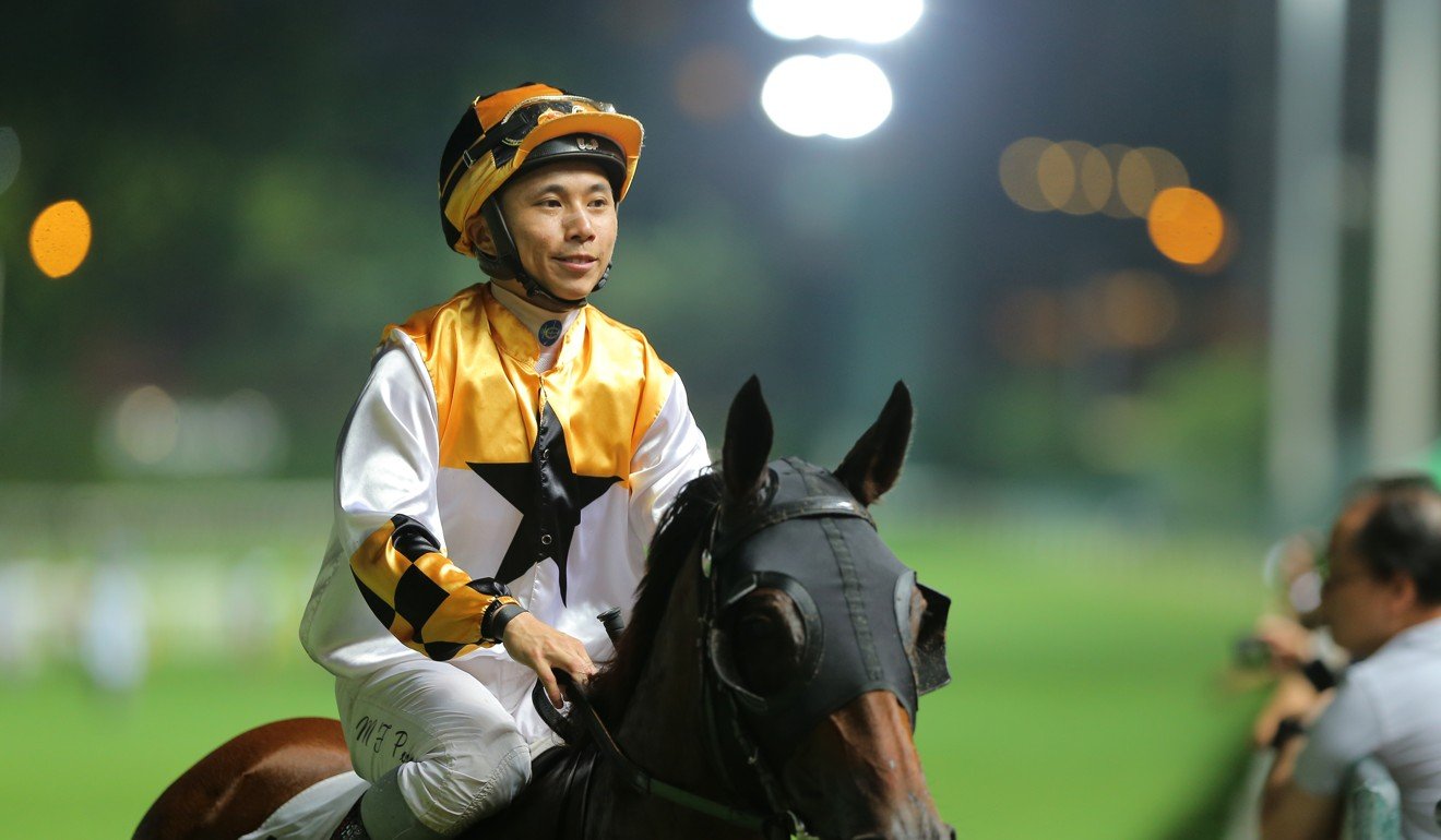 Matthew Poon is one of four suspended jockeys to benefit from the cancellation of Wednesday’s meeting.