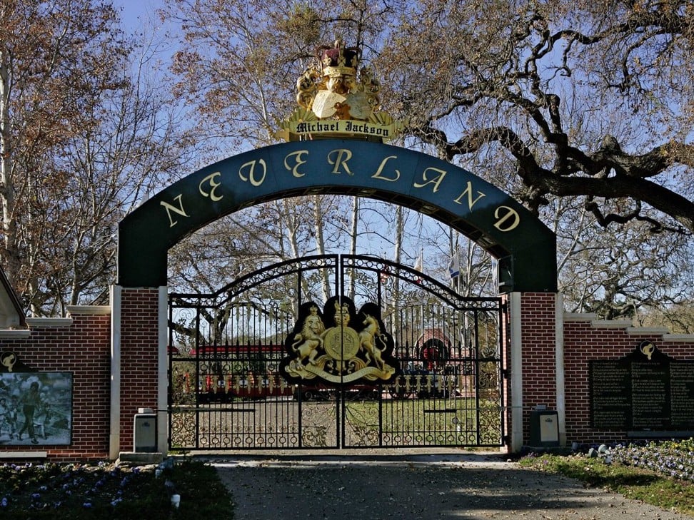 The gated entrance of Michael Jackson’s Neverland Ranch, which has been renamed Sycamore Valley Ranch. Photo: AP
