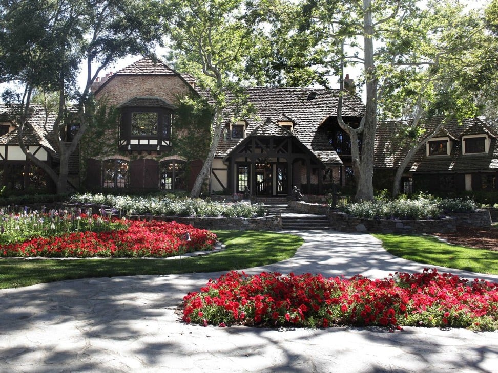The main house at Michael Jackson’s former home, which has been renamed Sycamore Valley Ranch. Photo: AP