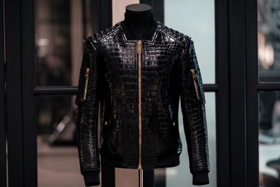 Leather Crocodile Jacket Luxury