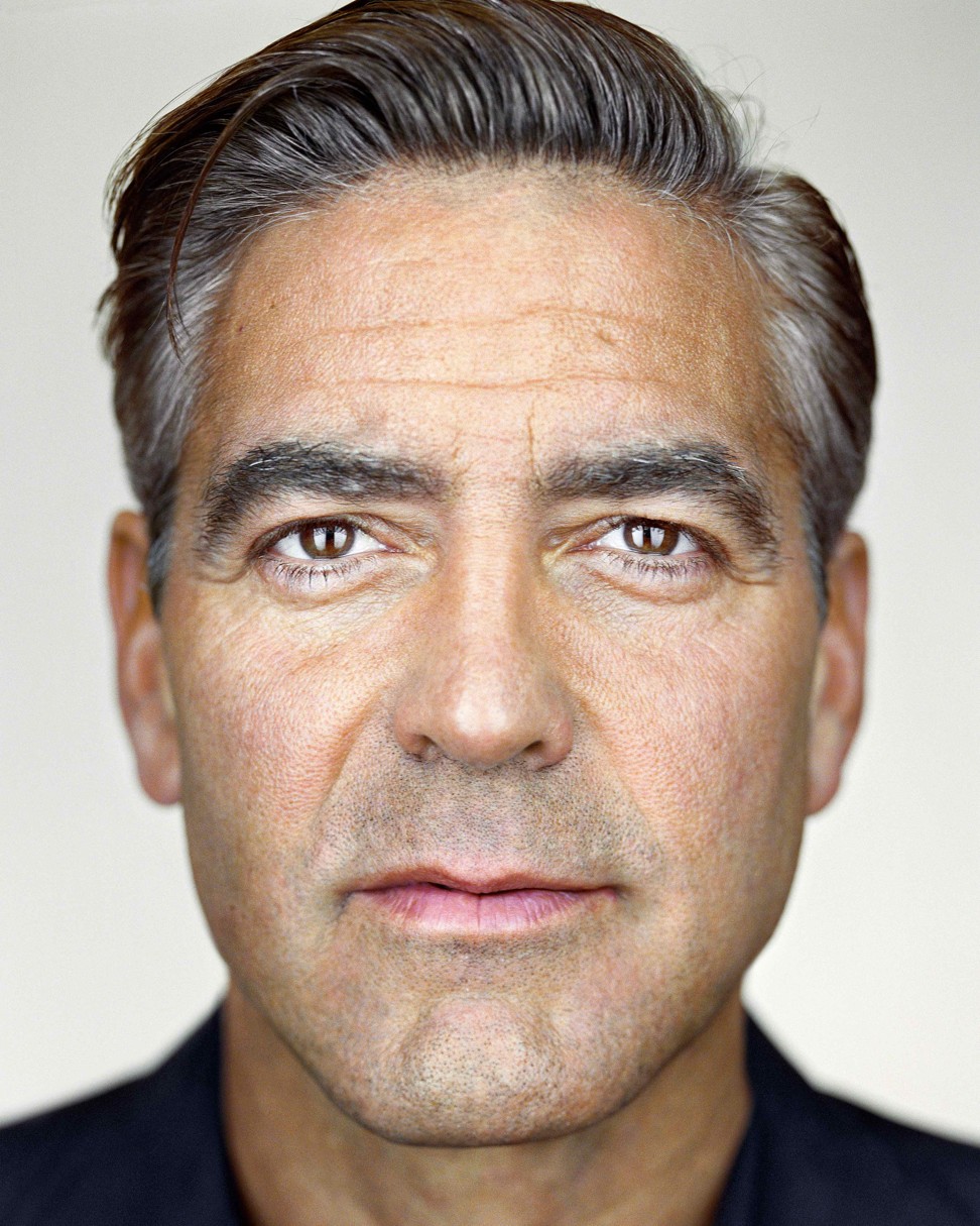Close-up of George Clooney (2008). Photo: Courtesy of Martin Schoeller