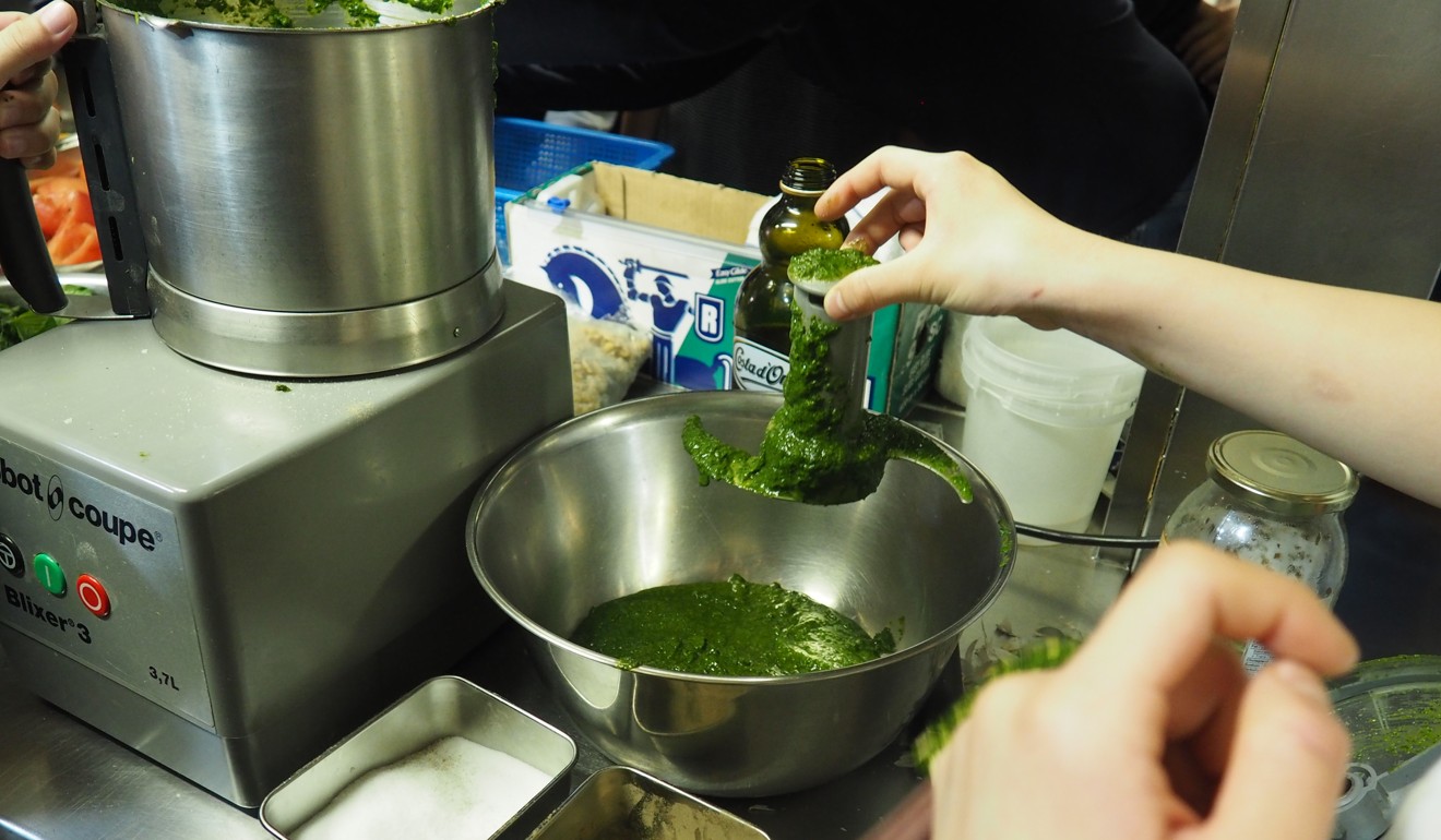 Don’t use a food processor when making pesto – a lesson Forés learned in Genoa. Photo: Lauren James