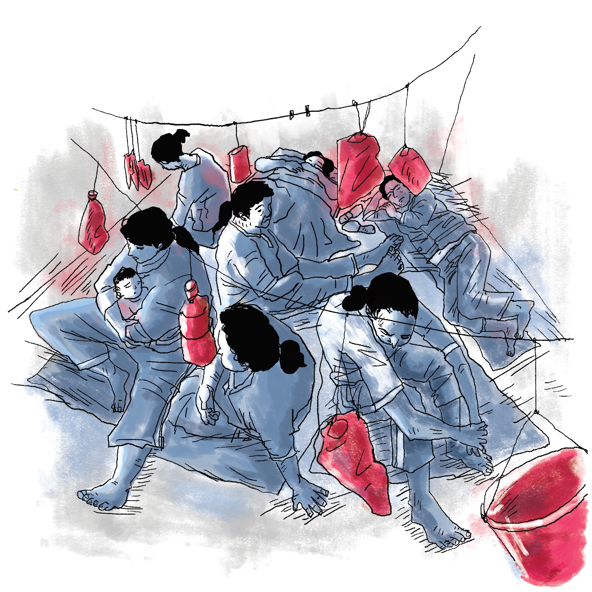 The number of women locked up in Cambodia’s prisons has been described as alarming. Illustration: Brian Wang