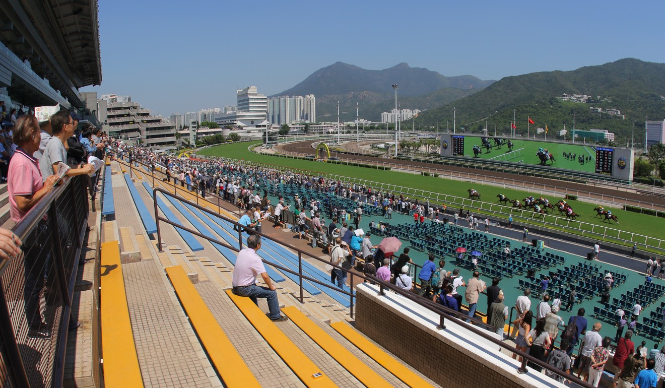 A largely empty stand at Sha Tin on Saturday. Photo: Kenneth Chan