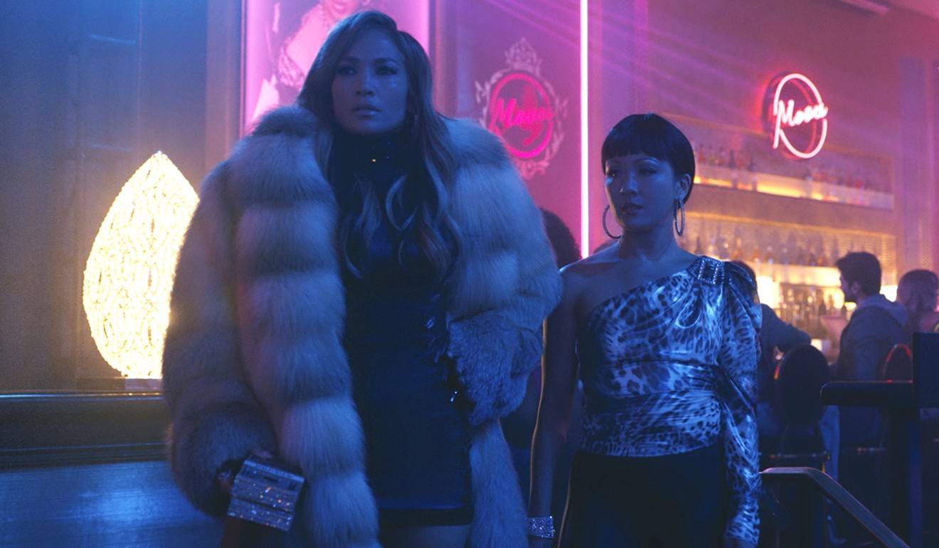 Jennifer Lopez, left, and Constance Wu in a scene from ‘Hustlers’. Photo: STXfilms/AP
