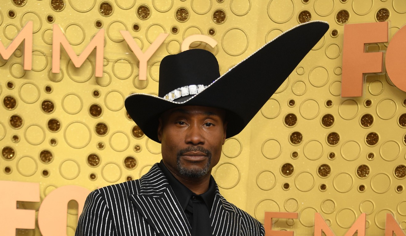 US actor Billy Porter, the first openly gay black man to win the best drama actor prize. Photo: AFP