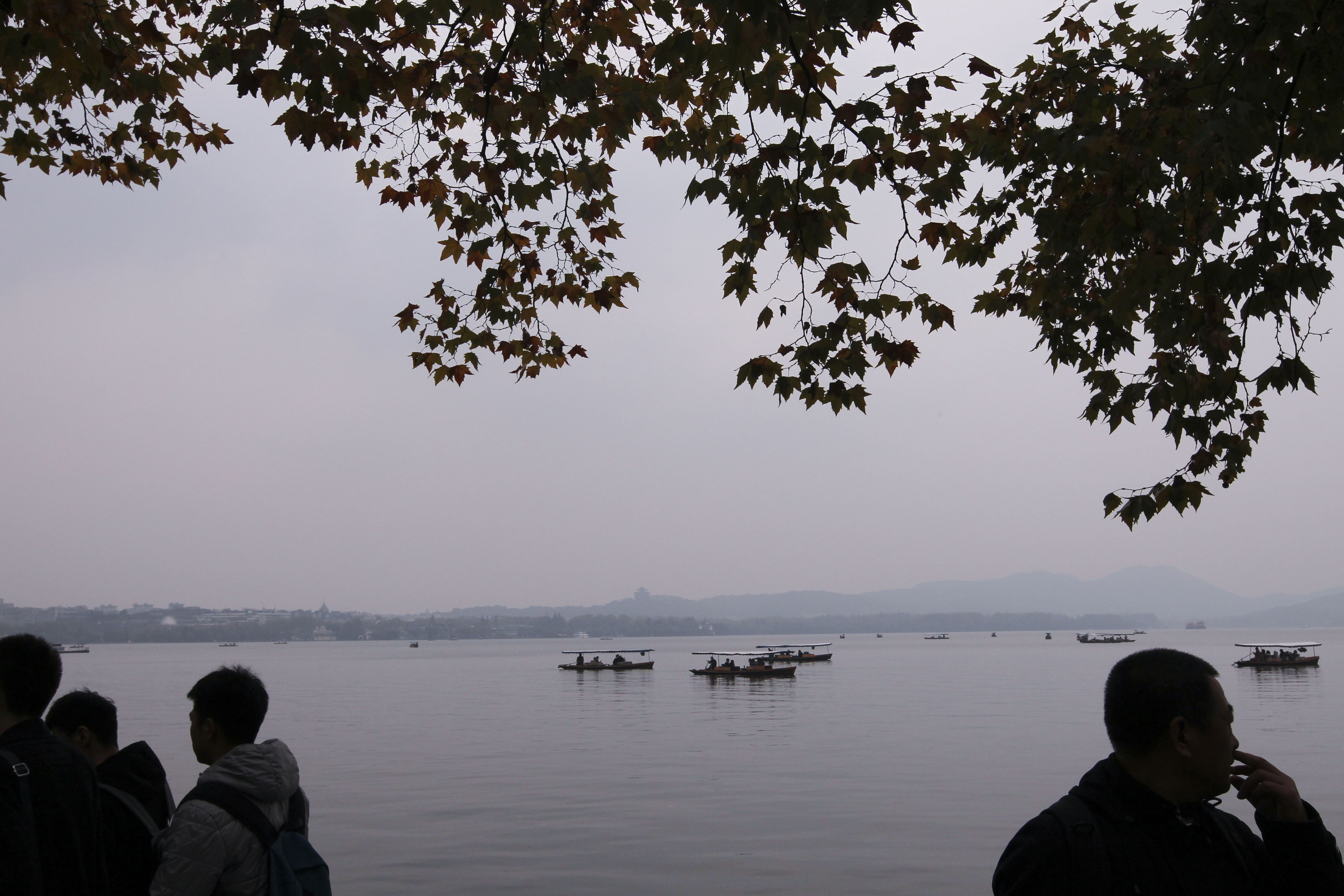 West Lake in the Zhejiang provincial capital of Hangzhou on 20 November 2017. Photo: Simon Song
